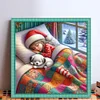 Sleeping Girl-11CT Stamped Cross Stitch 50*50cm/19.69*19.69in tapestrymarket