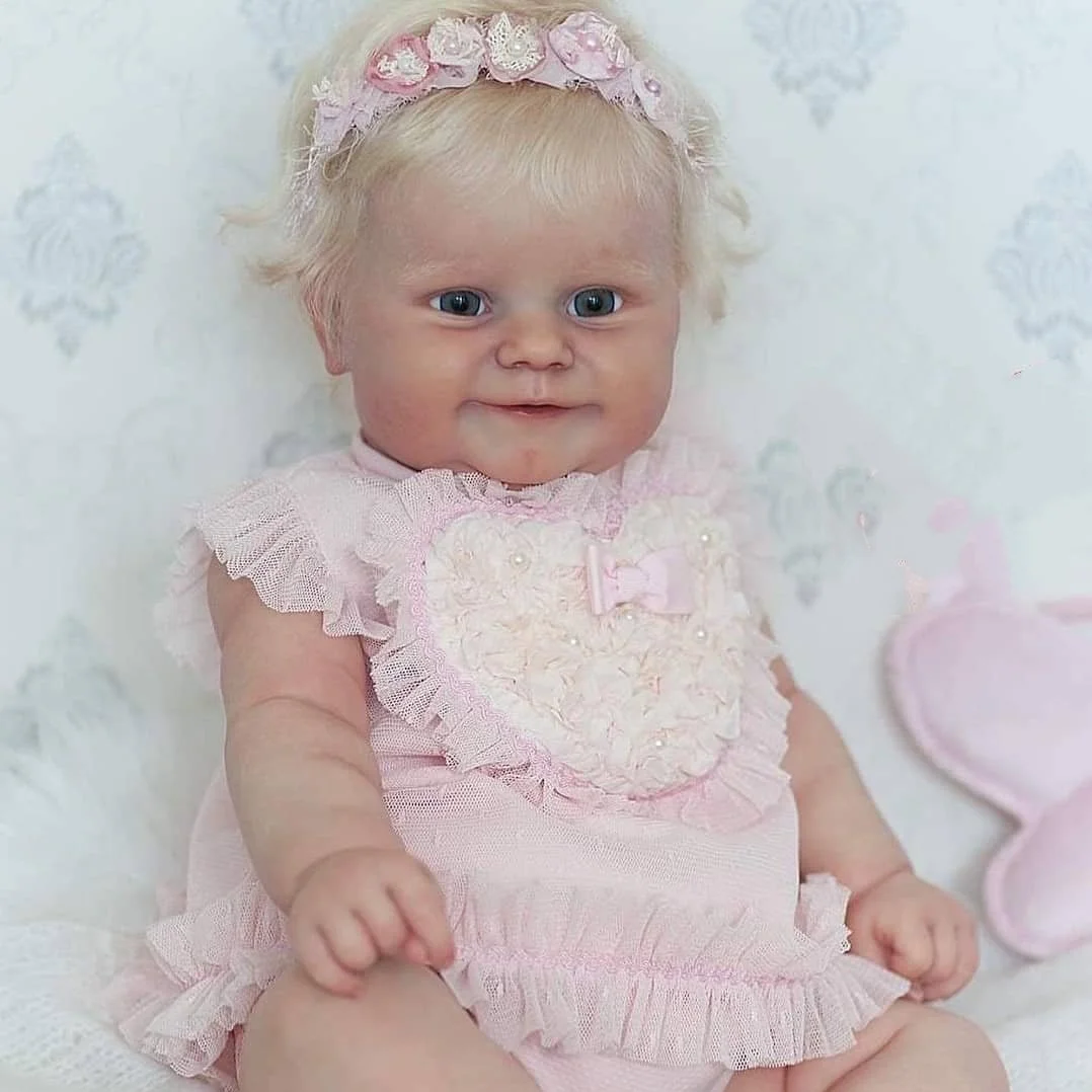 Reborn Baby Dolls 20" Real Lifelike Cute Chubby Reborn Girl Toddler Darlene, Truly Real Weighted Poseable Baby Doll -Creativegiftss® - [product_tag] RSAJ-Creativegiftss®