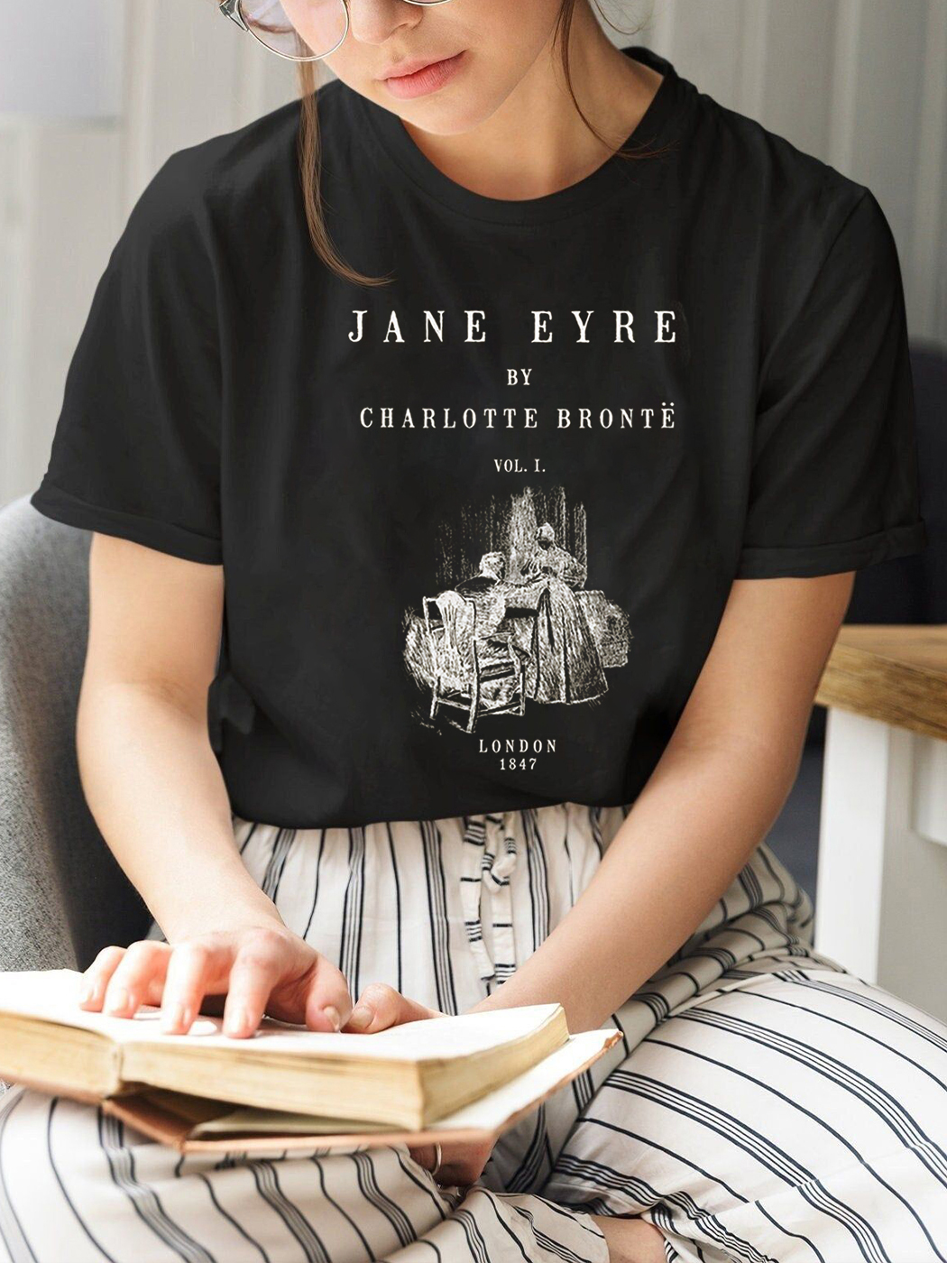 Jane Eyre Shirt, Charlotte Bronte Shirt, Jane Eyre T-shirt, Jane Eyre Gift / TECHWEAR CLUB / Techwear