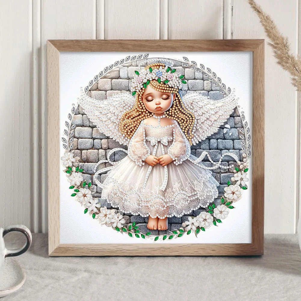 Special Shape Diamond Painting 30*30cm - Angel Child