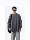 Men's Cotton Long Sleeve T Shirt 2026 Spring Round Neck Base Layer Inner Top Casual