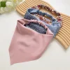 12PCS Floral Plain Polka Dot Triangle Scarf Hair Bands Set