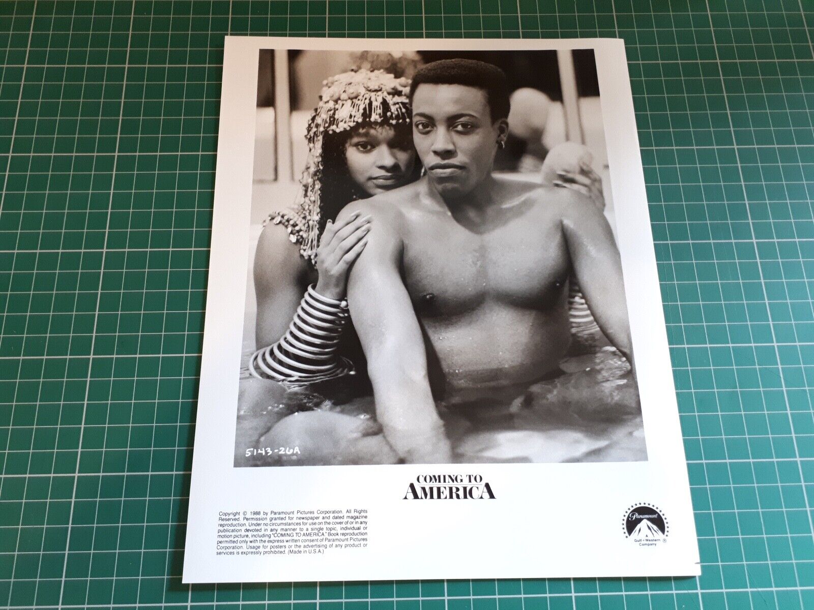 Coming to America original press Photo Poster paintinggraph Eddie Murphy James Earl Jones 1Z