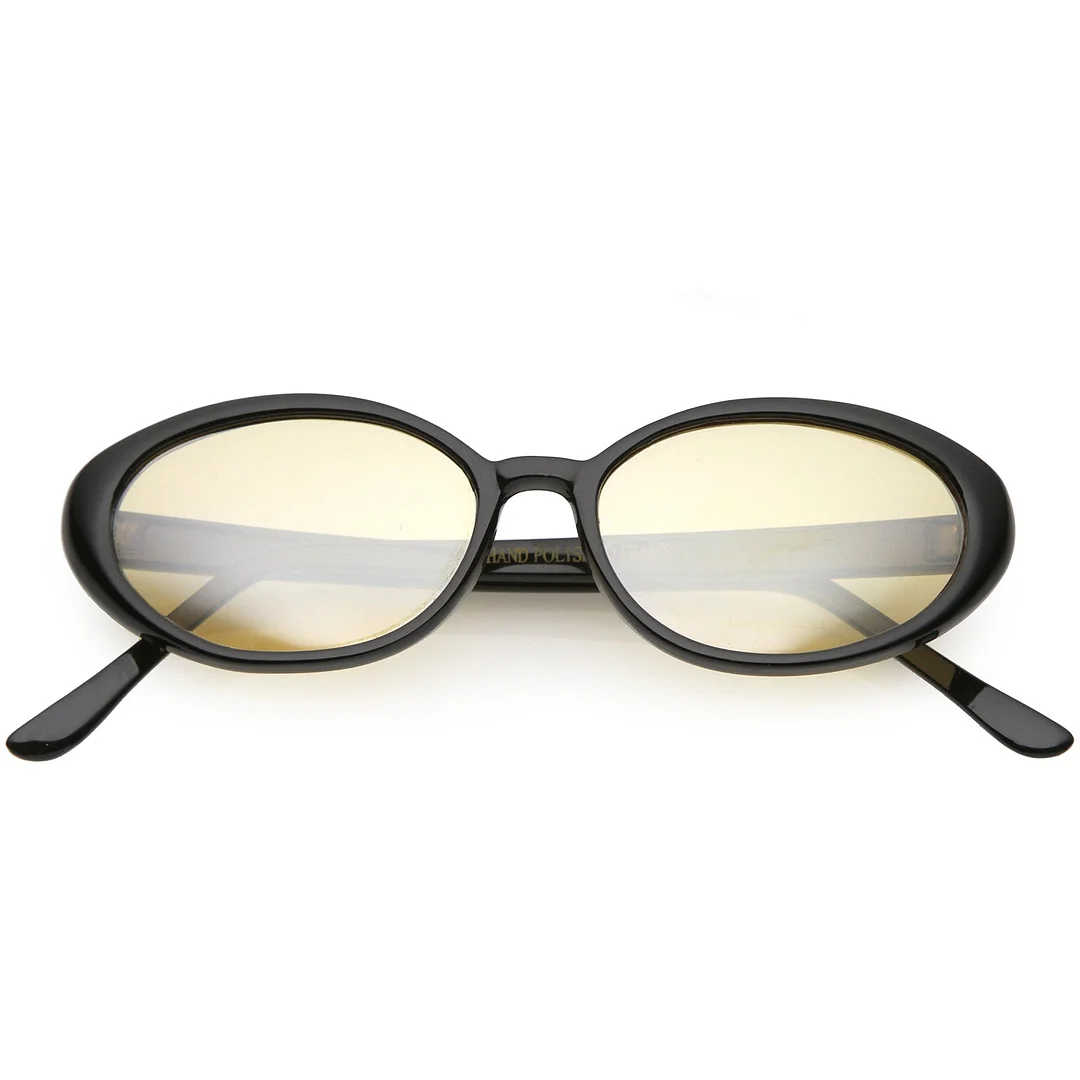 True Vintage Cat Eye Color Tinted Lens Oval glasses 51mm