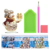 Diamond Painting Christmas Winter Snowman Desktop Ornaments for Decorations
