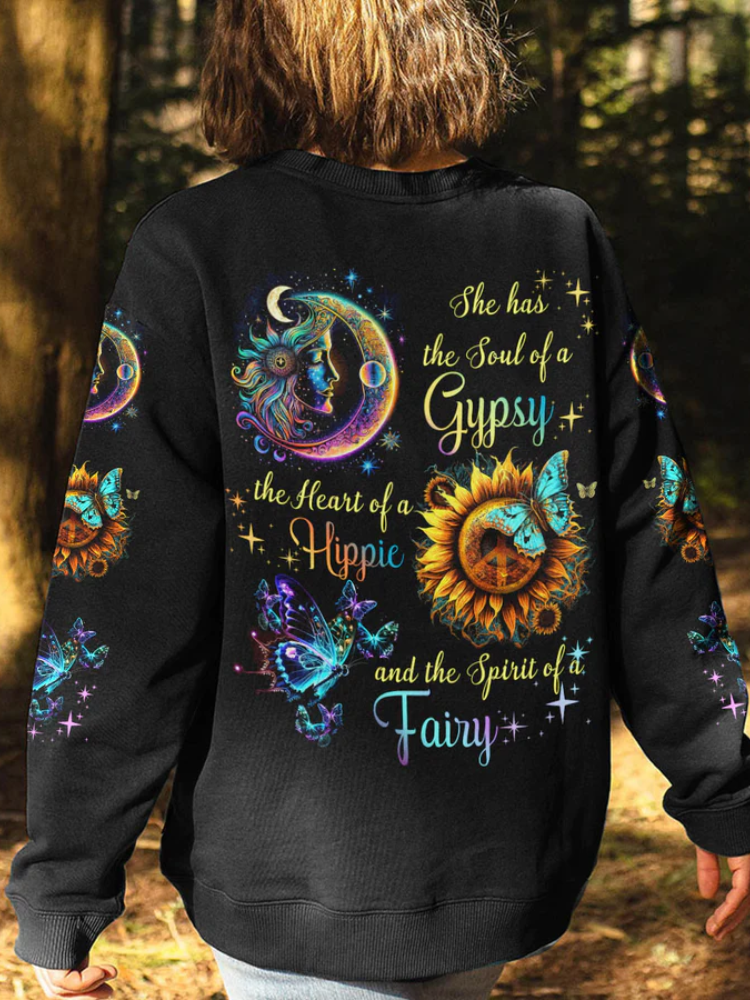 Spirit Of A Fairy All Over Print Sweatshirt wearshes