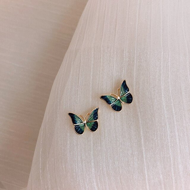 YOY-Long Tassel Butterfly Drop Earrings