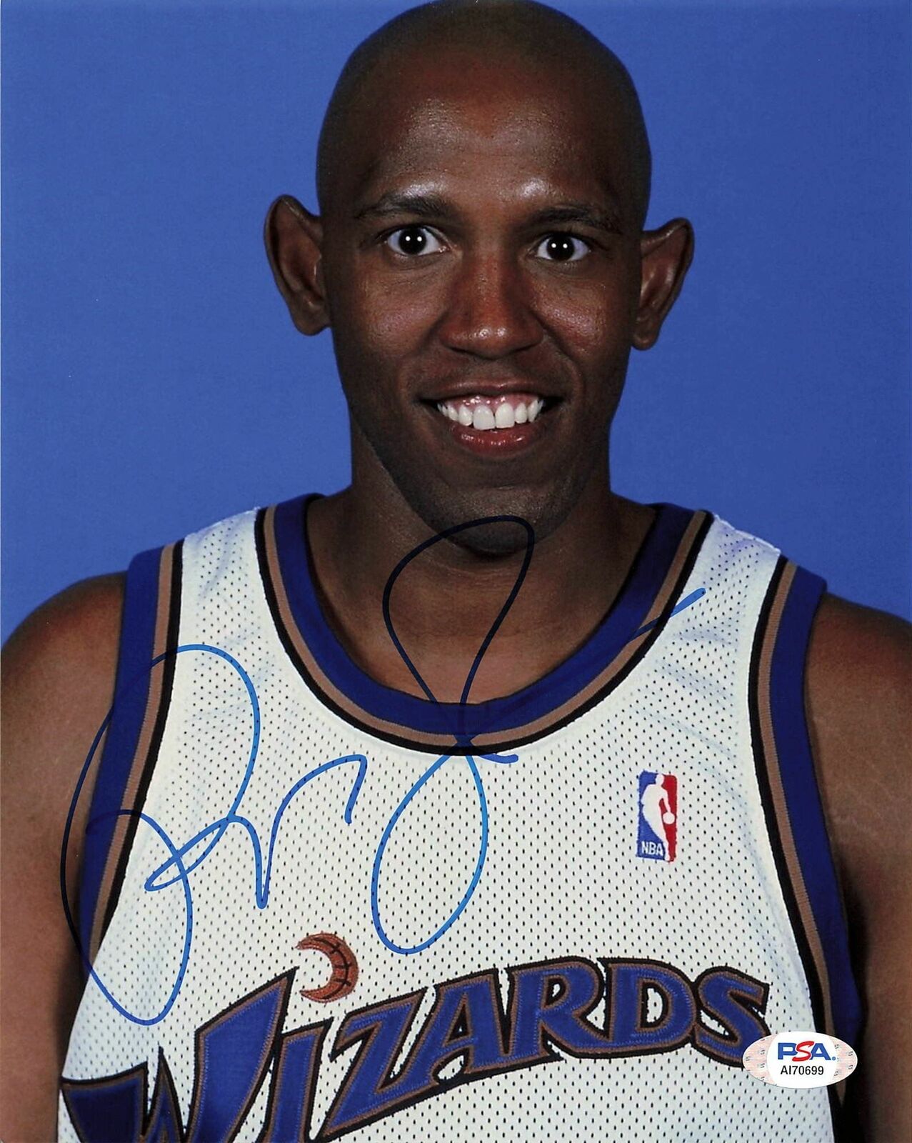 Popeye Jones signed 8x10 Photo Poster painting PSA/DNA Washington Wizards Autographed