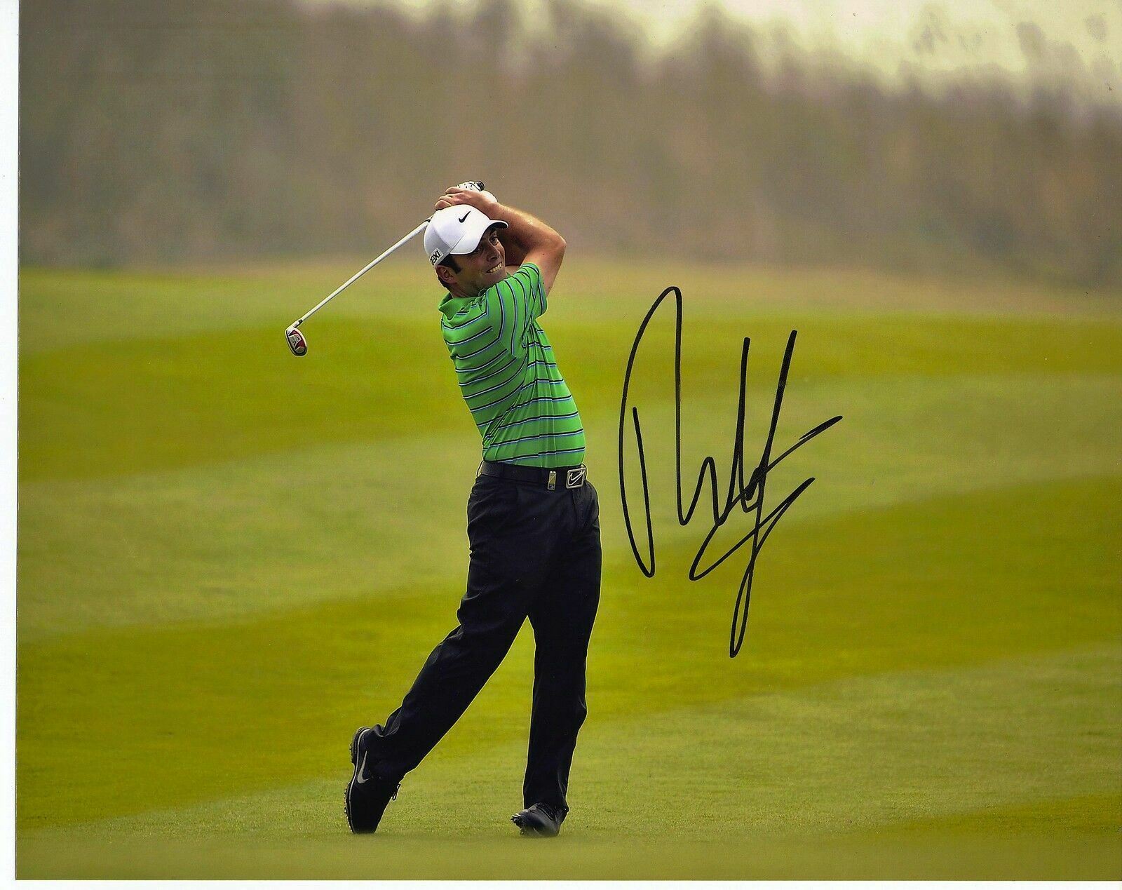 Francesco Molinari Genuine Hand Signed 10x8 Photo Poster painting Ryder Cup 2012 (3036)