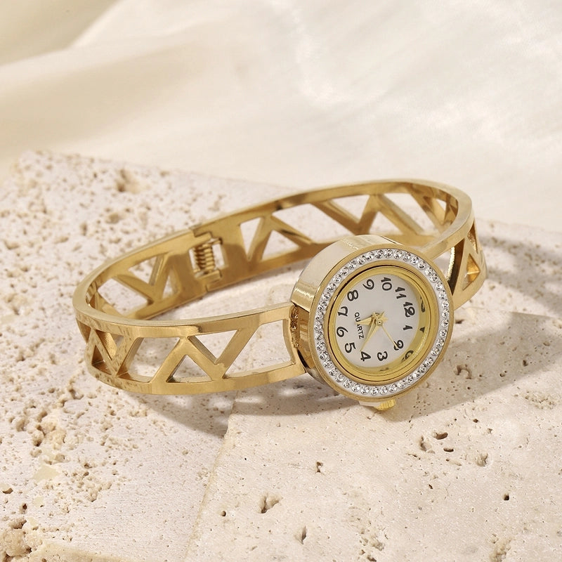 Elegant Solid Color Quartz Women’s Watches