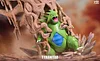 1/20 Scale World Zukan Desert King Tyranitar - Pokemon Statue - CM Studio