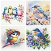 Animal Full 18CT 2 Strands DIY Stamped Cross Stitch Kits for Beginners Adults Home Wall Decor Cross Stitch Art and Crafts Kits 25x25cm