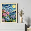 Van Gogh - Hydrangea-11CT Stamped Cross Stitch 40*50cm/15.75*19.69in
