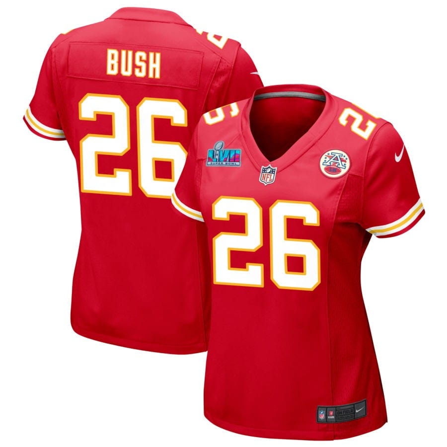 Deon Bush Kansas City Chiefs  Women's Super Bowl LVII Game Jersey - Red mysite