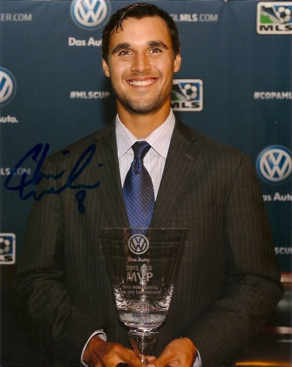 San Jose Earthquakes Chris Wondolowski Autographed Signed MLS 8x10 Photo Poster painting COA C