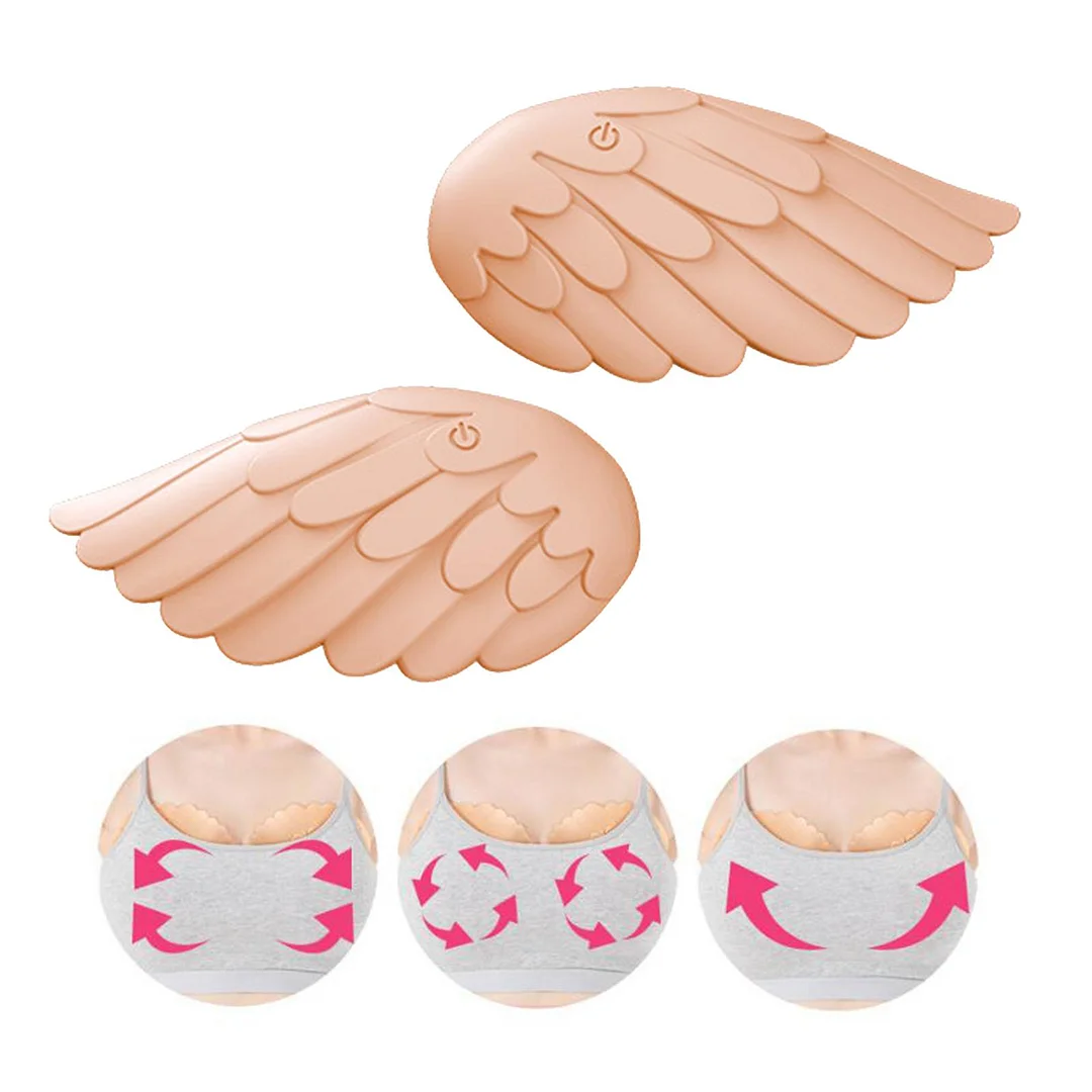Wing-shaped Breast Massager Adjustable Device For Anti Sagging - Rose Toy