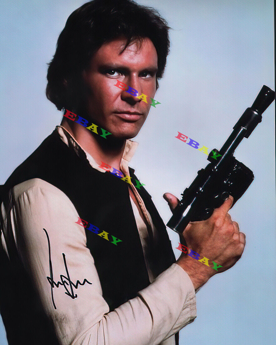 Harrison Ford Han Solo Star Wars Autographed Signed 8x10 Photo Poster painting Reprint