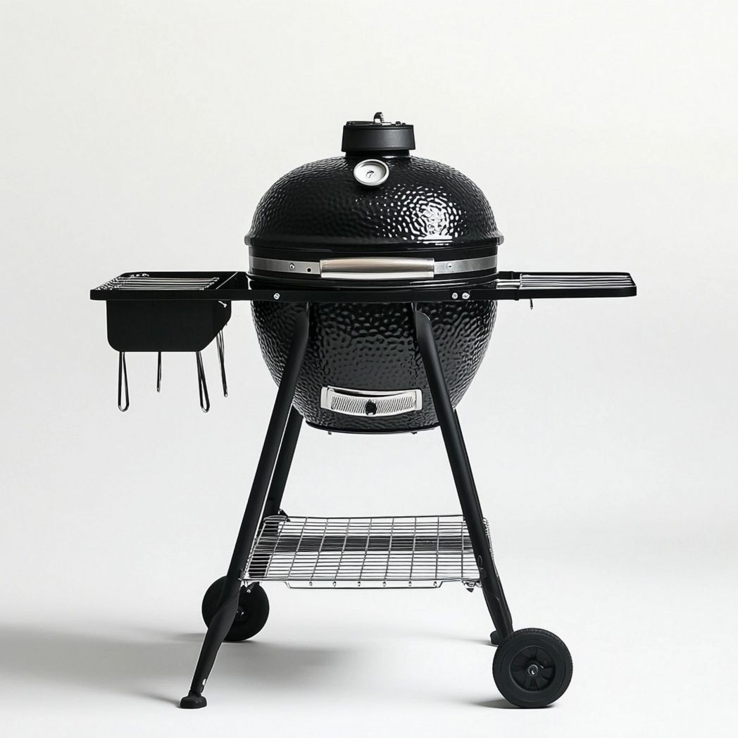 Barbecue Kamado en Céramique Noir – Diamètre 54 cm – Cuisson Extérieure Polyvalente stijlmeub James Yang