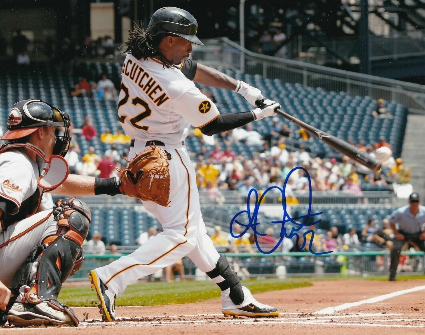 Andrew McCutchen Autographed Signed 8x10 Photo Poster painting ( Pirates ) REPRINT