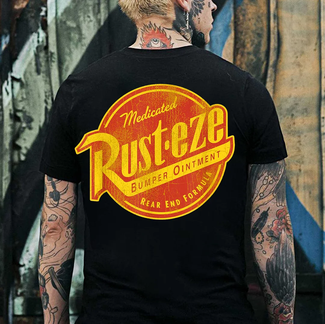 MEDICATED RUST EZE Print Men's T-shirt