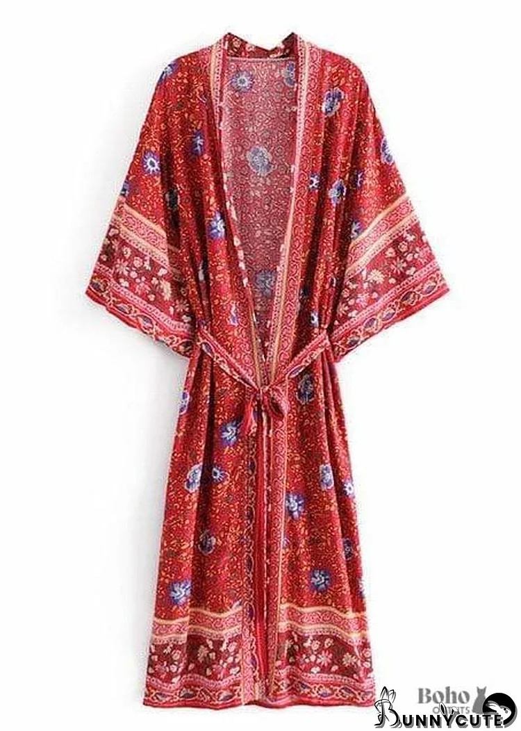 Women's Chic Caitie Boho Kimono Dress