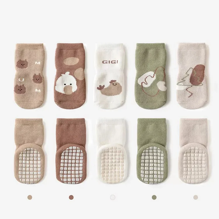 Winter Toddler Anti-slip Cartoon Socks