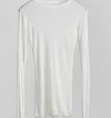 All-match slimming round neck long sleeves