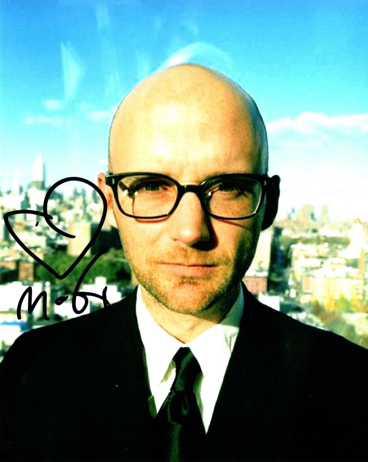 Moby Signed - Autographed EDM Electronica DJ 8x10 inch Photo Poster painting W/ Certificate COA