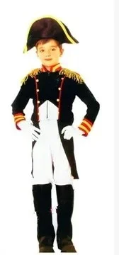 [Wetrose]In Stock Napoleon Kid Boy Cosplay Costume Napoléon Bonaparte Halloween France Suit Movie Full Set Hat France