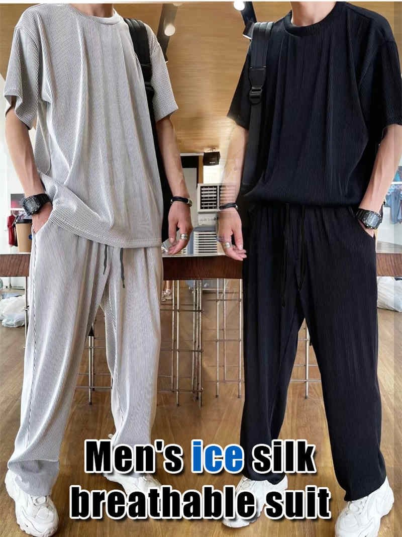 Men's Ice silk Breathable Suit