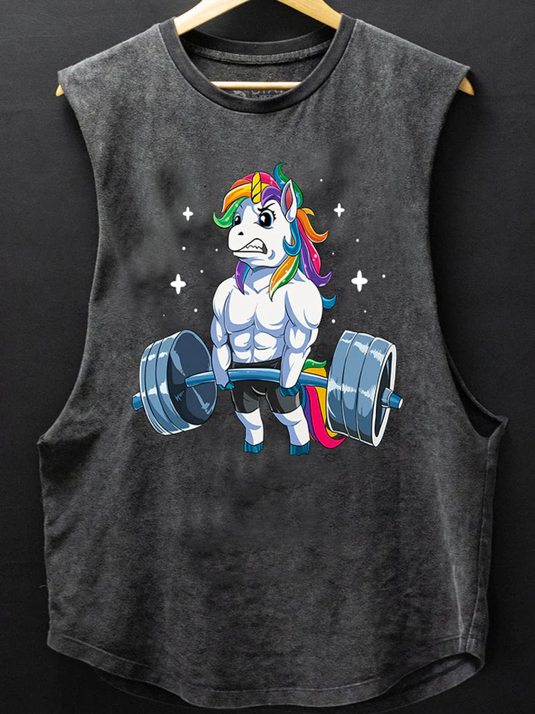 Unicorn Weightlifting Washed GYM Vest / Rvogue / Rvogue