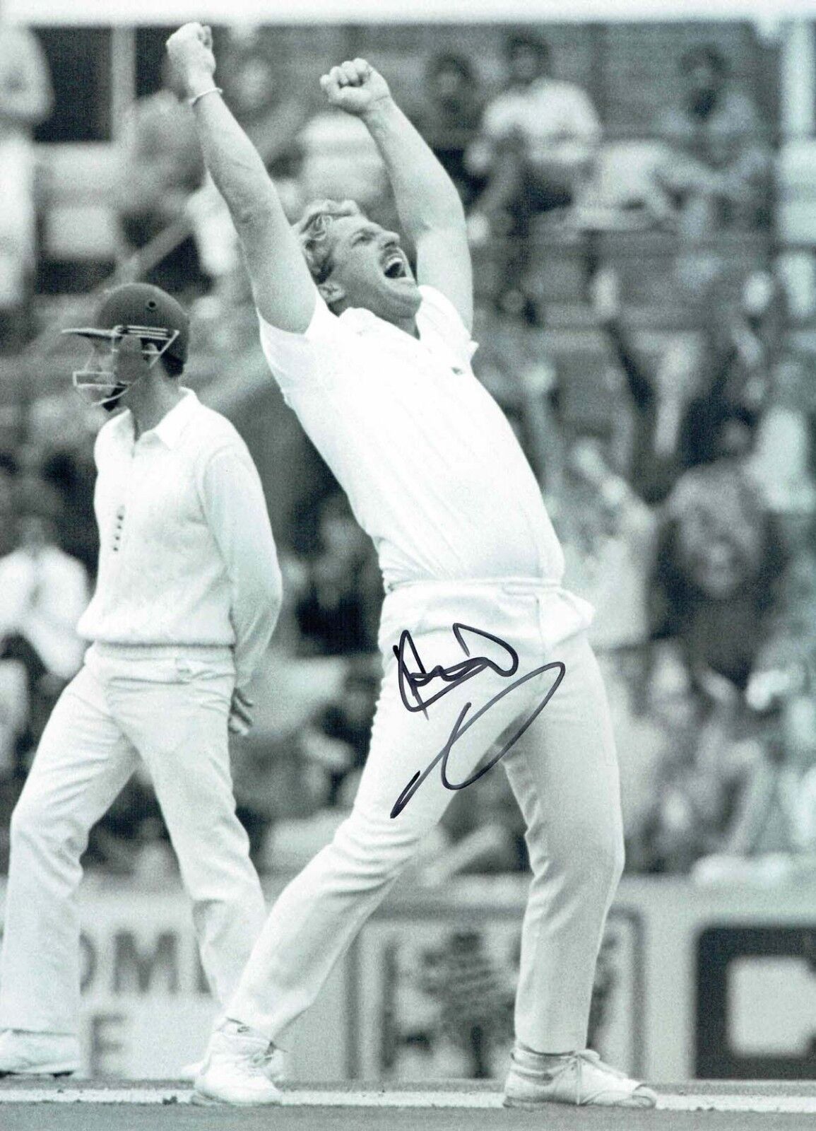 IAN BOTHAM Signed Autograph England Cricket 16x12 Iconic Rare Photo Poster painting AFTAL COA