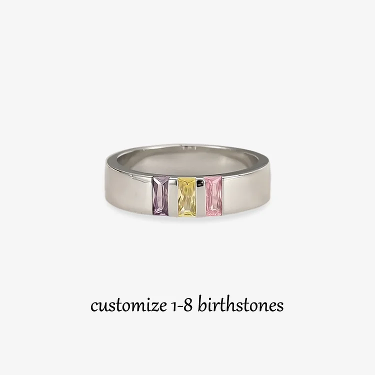 Birthstone Family Elegant Ring
