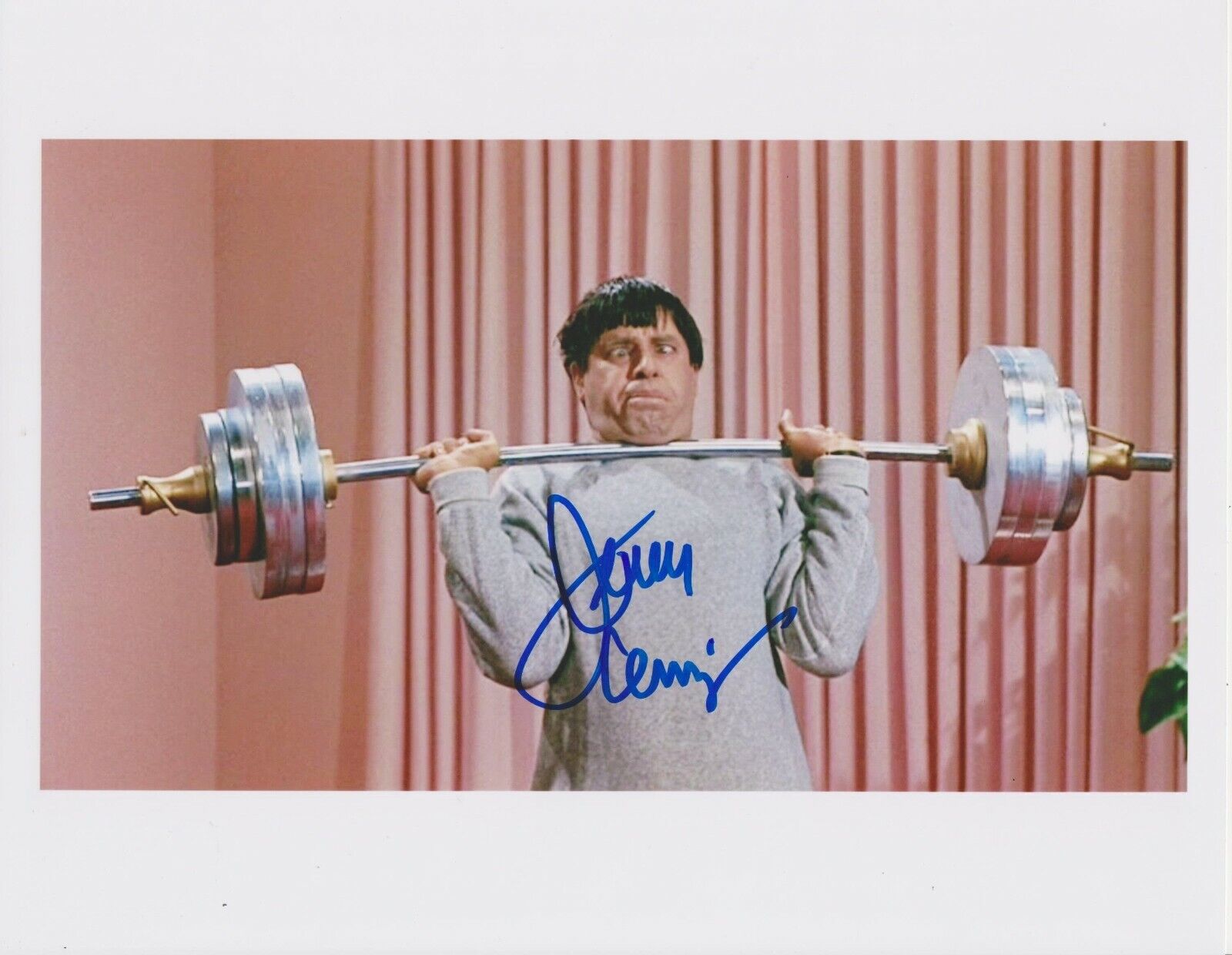 Jerry Lewis Nutty Professor with Beckett COA #2 original signed Photo Poster painting