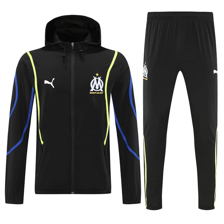 2026-27 Marseille Black Full Pull Set Hat - Full Pull Set