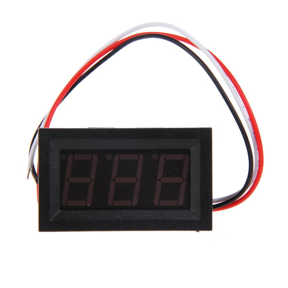 

Mini DC 0-10V RGB LED Panel Digital Display Voltage Meter Voltmeter, Blue, 501 Original