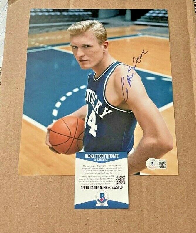 COTTON NASH SIGNED KENTUCKY WILDCATS 8X10 Photo Poster painting BECKETT CERTIFIED