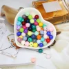 Colorful Rainbow 6/8/10mm Acrylic Round Beads DIY Accessories