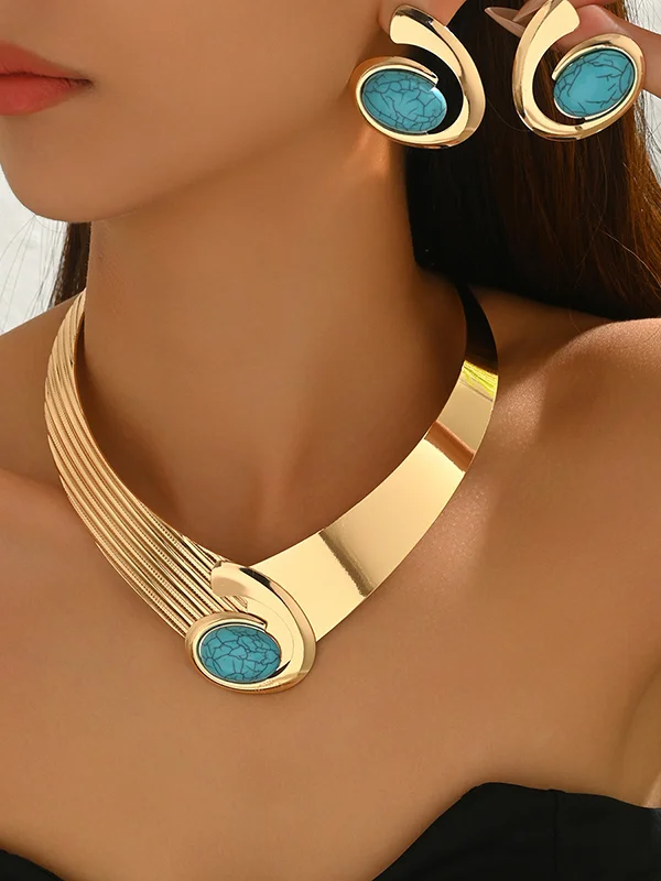 Geometric Necklaces Accessories Drop Earrings