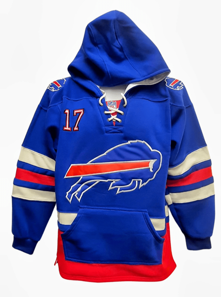 Buffalo Bills #17 Josh Allen Hoodie Jersey mysite