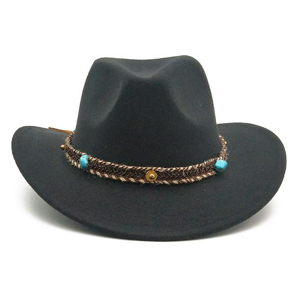 Men's Vintage Western Cowboy Hat
