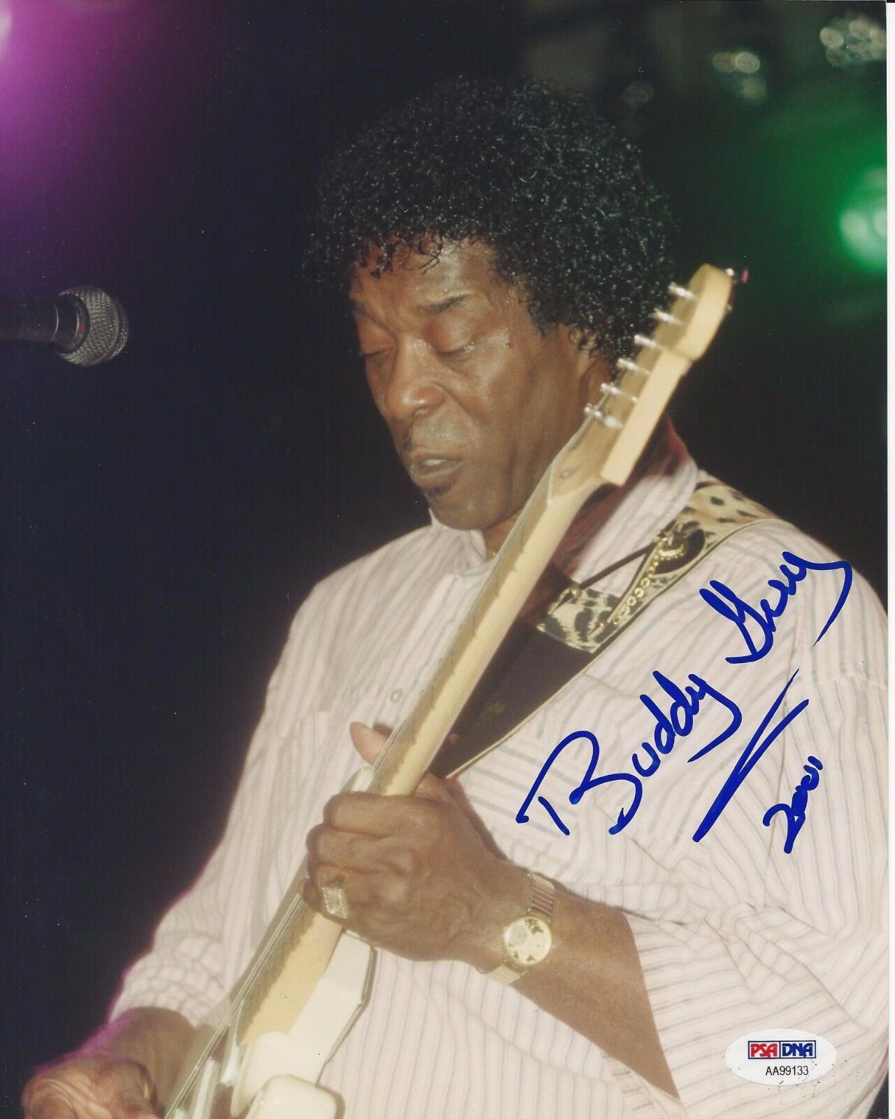 BUDDY GUY Signed CONCERT 8 x10 Photo Poster painting with PSA/DNA COA