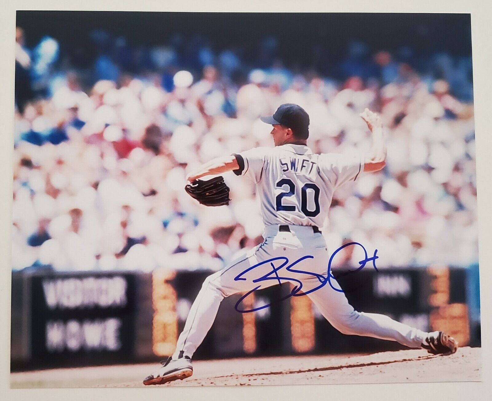 Bill Swift Signed 8x10 Photo Poster painting MLB Seattle Mariners Giants Pitcher RAD