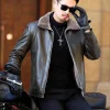 [Winter Gift] Men's Faux Fleece Lined PU Leather Warm Jacket