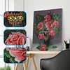 Red Rose  | Crystal Rhinestone  | Full Round Diamond Painting Kits