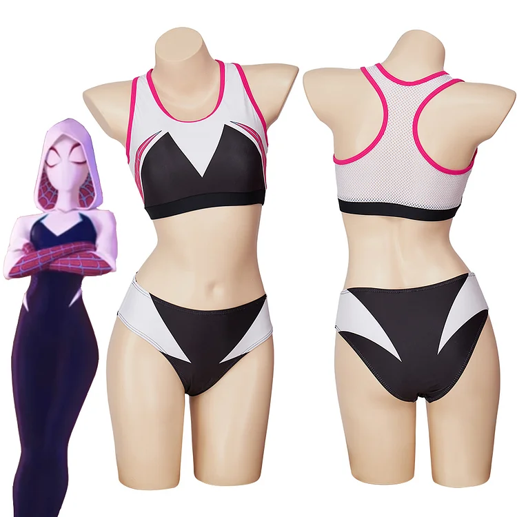 Spider Gwen Cosplay Costume Swimsuit