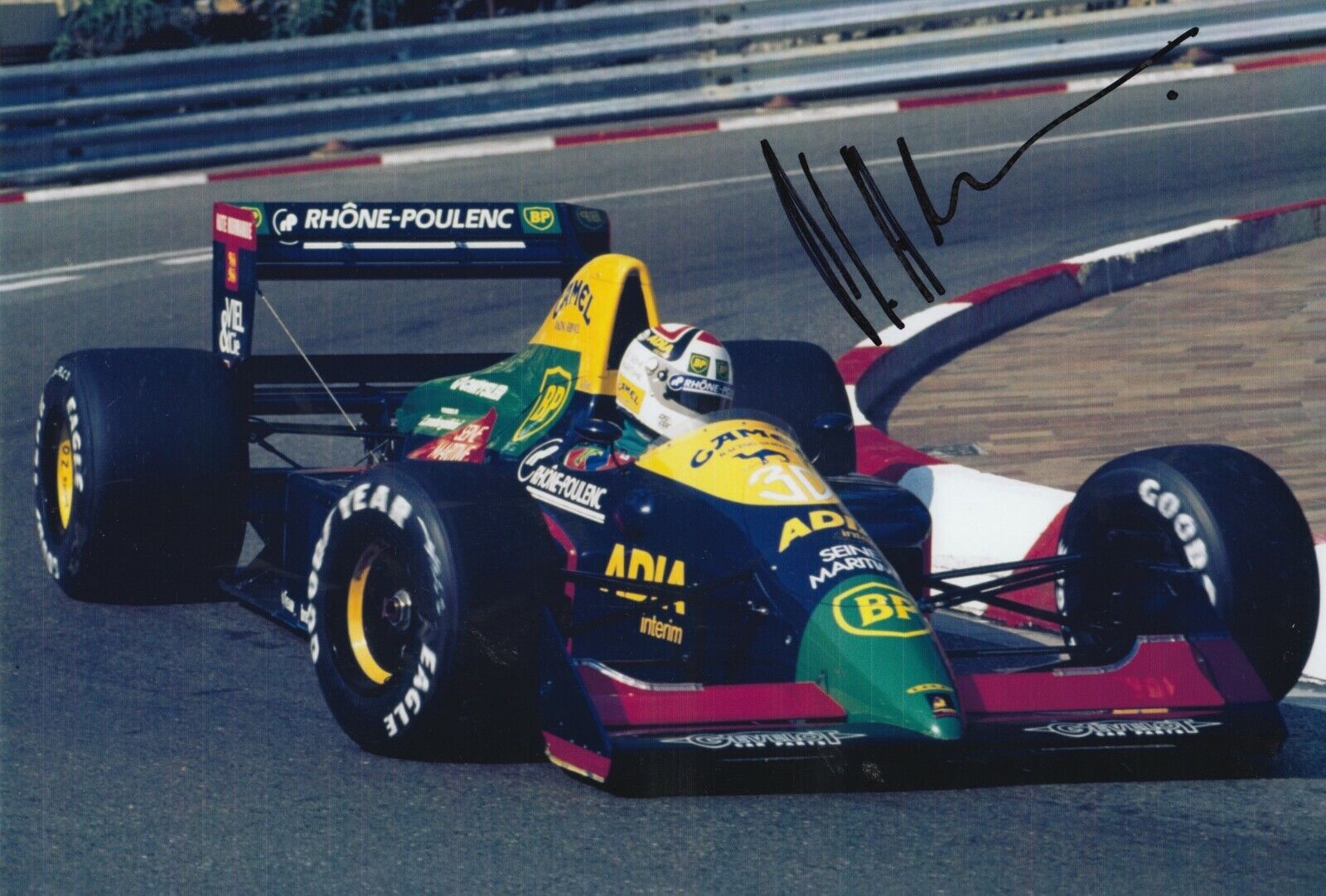 Philippe Alliot Hand Signed 12x8 Photo Poster painting Formula 1 Autograph 1.