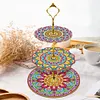 DIY Diamond Painting 3-Tier Mandala Cupcake Dessert Stand Serving Tray Decor Kit