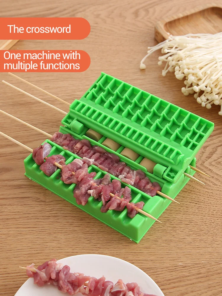 Household multifunctional skewer artifact barbecue utensils