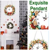 2D Flat DIY Christmas Gingerbread Man Acrylic Diamond Painting Clock Pendant